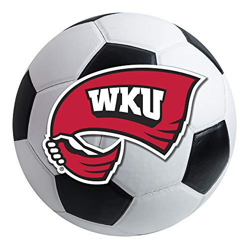 FANMATS NCAA Western Kentucky University Hilltoppers Nylon Face Soccer Ball Rug