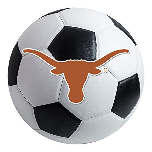 FANMATS NCAA University of Texas Longhorns Nylon Face Soccer Ball Rug,Team Color,26" diameter