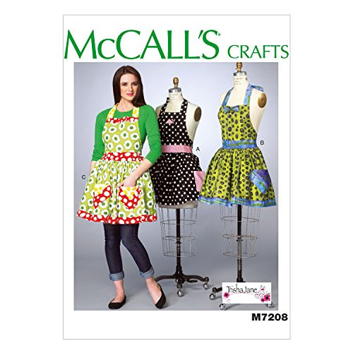 McCall's Patterns M7208 Misses' Aprons and Petticoat Sewing Template, Miss (XSM-SML-MED-LRG-XLG) McCall's Patterns M7208 Misses' Aprons and Petticoat Sewing Template, Miss (XSM-SML-MED-LRG-XLG)