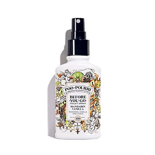 Poo-Pourri Before-You-go Toilet Spray, 4 Fl Oz, Mandarin Vanilla Scent, 4 Fl Oz
