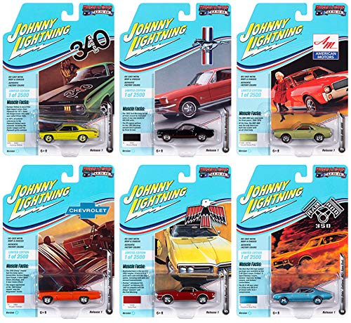 Johnny Lightning 1:64 Muscle Car USA Die Cast Release 1 2020, Version A
