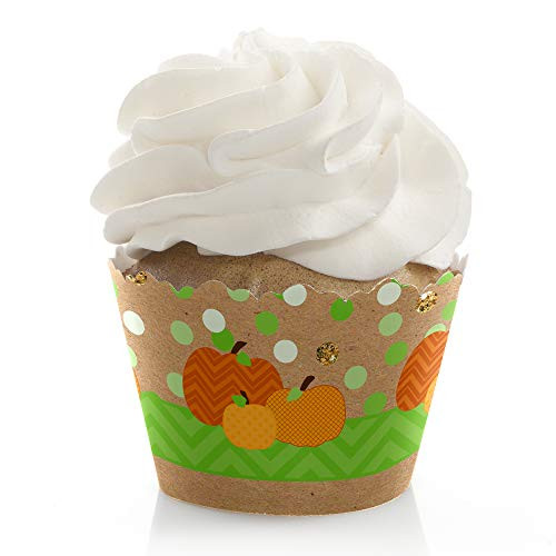 Big Dot of Happiness Pumpkin Patch - Fall, Halloween or Thanksgiving Party Decorations - Party Cupcake Wrappers - Set of 12 Big Dot of Happiness Pumpkin Patch - Fall, Halloween or Thanksgiving Party Decorations - Party Cupcake Wrappers - Set of 12