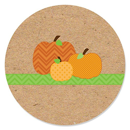 Big Dot of Happiness Pumpkin Patch - Fall, Halloween or Thanksgiving Party Circle Sticker Labels - 24 Count Big Dot of Happiness Pumpkin Patch - Fall, Halloween or Thanksgiving Party Circle Sticker Labels - 24 Count