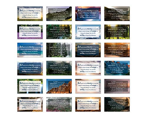 Serenity Prayer Cards - Pack of 48