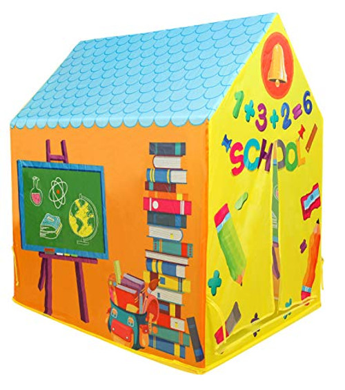 Kiddie Play Tent for Kids School Playhouse Boys & Girls Indoor Outdoor Toy