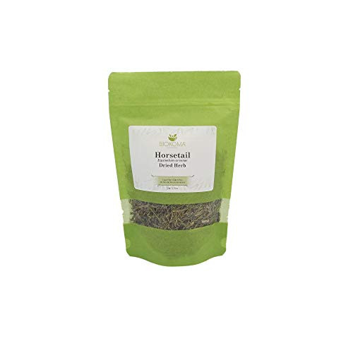 100% Pure and Organic Biokoma Horsetail Dried Leaves Natural Herbal Tea in Resealable Pack Moisture Proof Pouch 50g