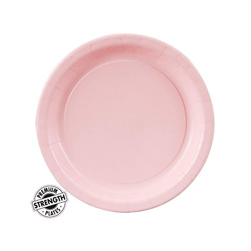 Luncheon Plates 7" 24/Pkg-Classic Pink