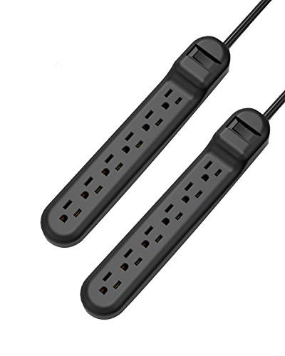 Wishinkle 6-Outlet Power Strip Surge Protector