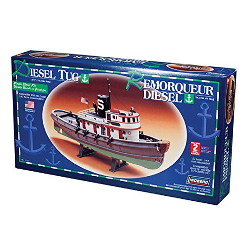 Lindberg 1/87 scale Diesel Tug Boat