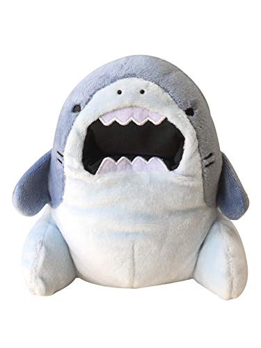 CLEVER IDIOTS INC SAMEZU Shark Plush Stuffed Animal - Cute, Collectible and Cuddly Toy Character - 6.5 inch - Authentic Japanese Kawaii Design (Jaggy)
