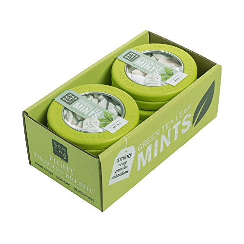 SENCHA NATURALS Green Tea Mints, Moroccan Mint, 1.2 Ounce (Pack of 6)