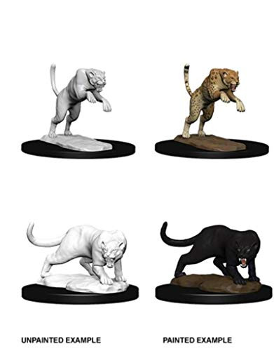 Dungeons & Dragons Nolzur`s Marvelous Unpainted Miniatures: Panther & Leopard