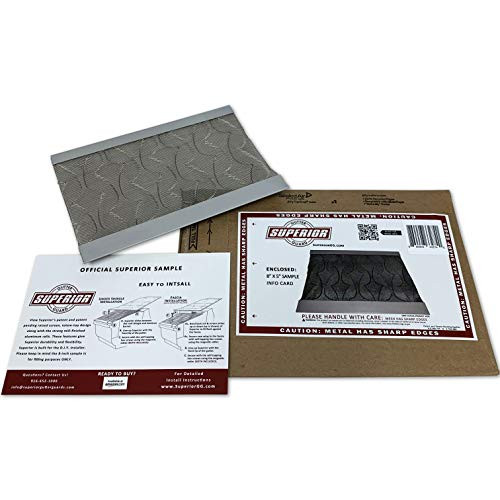 Superior Gutter Guards | NEW Raised Stainless-Steel Screen Technology Gutter Cover, DIY Constructed. Fits any Traditional 5-inch Gutter: 8-inch Sample Pack