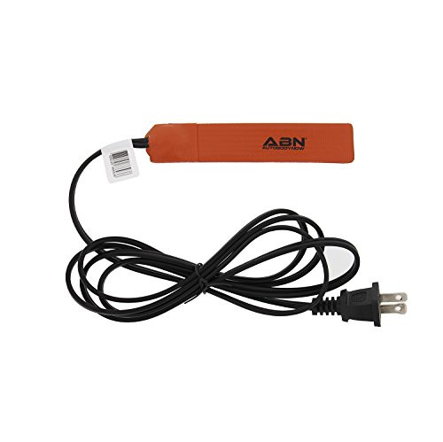 ABN Silicone Heating Pad 120V - 1 x 5 Inch Universal Engine Heater Car Oil Pan Heater Pad, 25W Electric Heater Pad
