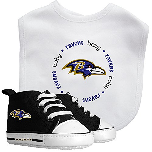 Baby Fanatic Bib with Pre-Walker, Baltimore Ravens (BAR30002)
