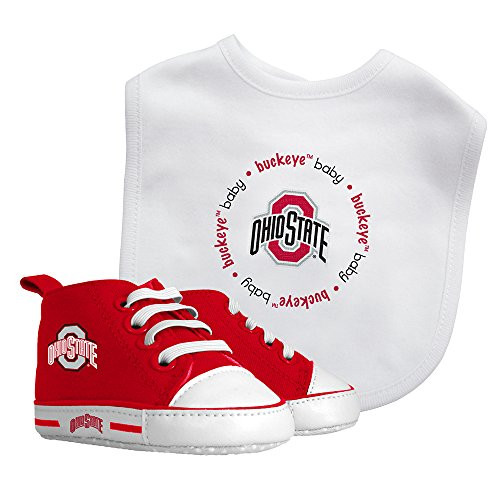 Baby Fanatic Bib and Prewalker Set, Ohio State University Buckeyes