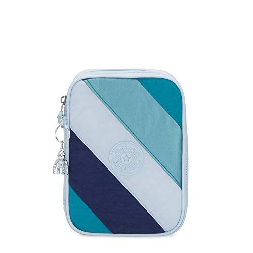 Kipling 100 Pens Case, Blue Mix Block