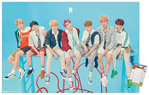 Trends International Poster Mount BTS - Ladder, 22.375" x 34", Poster & Mount Bundle