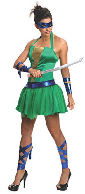 Rubie's Costume Co Women's Secret Wishes Teenage Mutant Ninja Turtles Leonardo Costume, Multicolor, X-Small Rubie's Costume Co Women's Secret Wishes Teenage Mutant Ninja Turtles Leonardo Costume, Multicolor, X-Small
