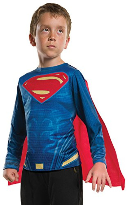 Rubie's Batman v Superman: Dawn of Justice Superman Child Top, Large