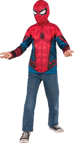 Rubie's Costume Spider-Man: Homecoming Child's Spider-Man Costume Top, Multicolor, Medium