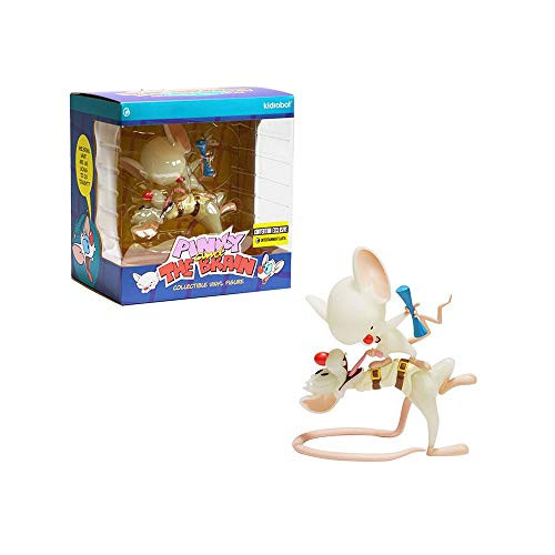 Kidrobot Pinky and The Brain Radioactive Glow-in-The-Dark Figure - Convention Exclusive