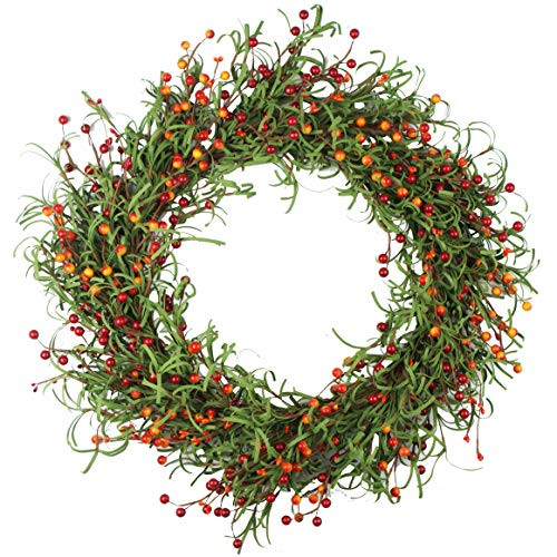 Delicaft 16.8 Inch Front Door Wreath Berry Wreath Spring Wreath Door Wreath Delicaft 16.8 Inch Front Door Wreath Berry Wreath Spring Wreath Door Wreath