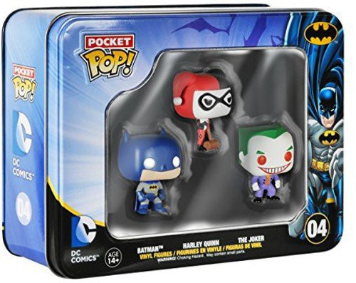Funko Batman DC Comics Pocket Pop! Mini Vinyl Figure Tin (3-Pack) Funko Batman DC Comics Pocket Pop! Mini Vinyl Figure Tin (3-Pack)