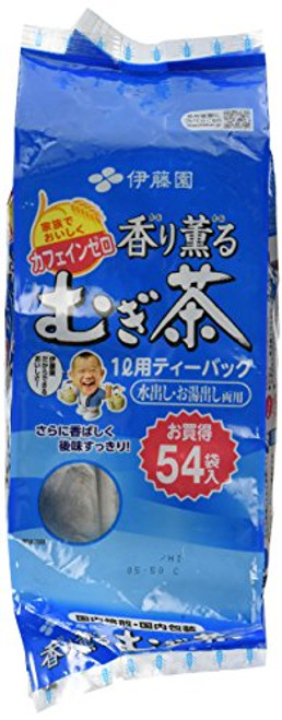 ITO EN Japanese Barley Tea Kaori Kaoru (Aromatic) Mugichae Tea COLD/HOT 54 Bags