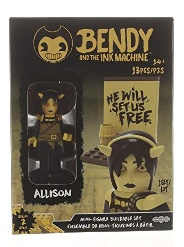 Basic Fun Bendy and The Ink Machine Series 2 Mini Figure Allison Buildable Set