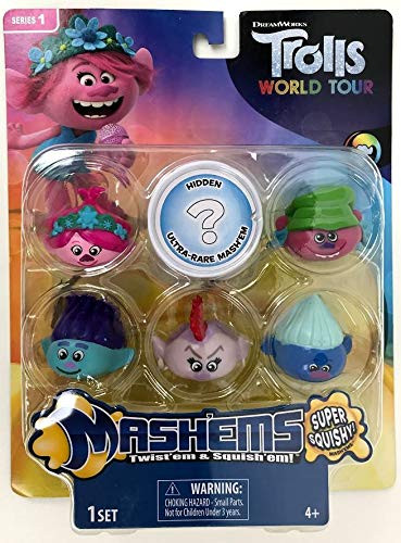 Basic Fun Mash'ems Trolls World Tour Series 1