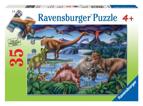 Ravensburger Dinosaur Playground - 35 Piece Jigsaw Puzzle for Kids  Every Piece is Unique, Pieces Fit Together Perfectly