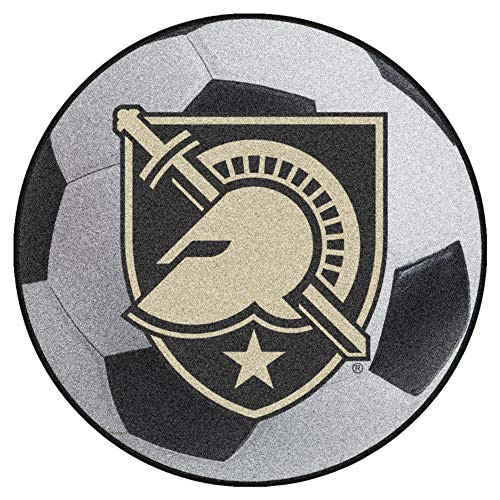 FANMATS NCAA US Military Academy Black Knights Nylon Face Soccer Ball Rug
