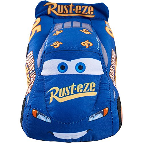 Disney Cars 3 Crash 'Ems Talking Fabulous Lightning McQueen Plush Blue Rust-eze