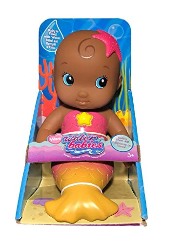 Waterbabies Just Play Wee Splash Mermaid Water Baby 6" Doll AA Blue Eyes