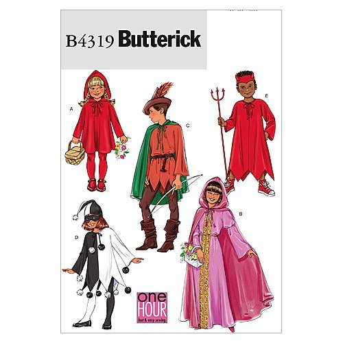 BUTTERICK PATTERNS B4319 Children's/Girls' Classic Character Costumes