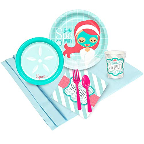BirthdayExpress Little Spa Salon Makeover Party Supplies - Party Pack for 24