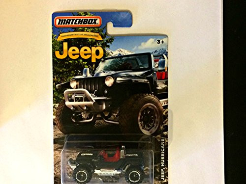 MATCHBOX JEEP ANNIVERSARY EDITION BLACK JEEP HURRICANE MATCHBOX JEEP ANNIVERSARY EDITION BLACK JEEP HURRICANE