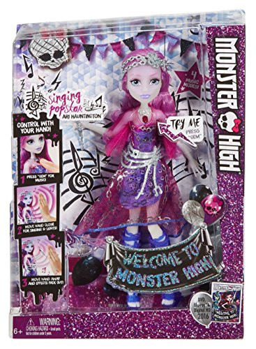 Monster High Welcome to Monster High Singing Popstar Ari Hauntington Doll