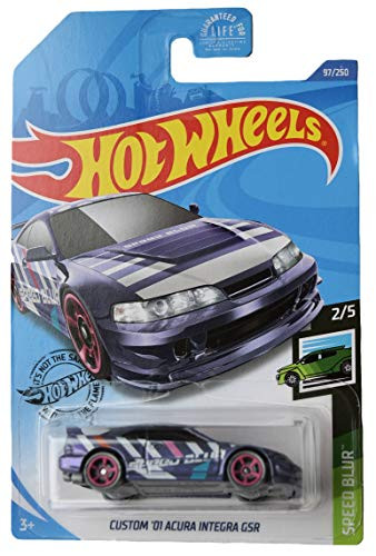 Hot Wheels Speed Blur 2/5 Custom '01 Acura Integra GSR 97/250, Purple