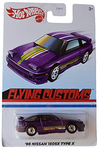 Mattel Hot Wheels Flying Customs '96 Nissan 180SX Type X, puprle