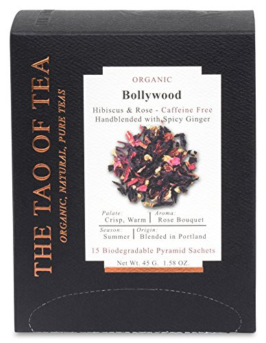 The Tao of Tea Bollywood Box Pyramid Sachets, 1.58 Ounce
