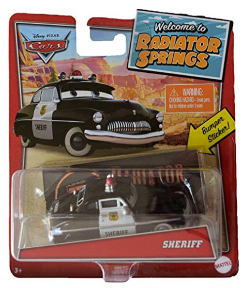 Pixar Disney Cars 1:55 Scale Sheriff, Welcome to Radiator Springs