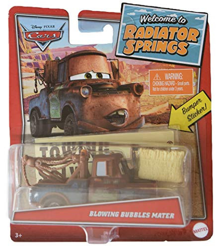 Pixar Disney Cars 1:55 Scale Blowing Bubbles Mater, Welcome to Radiator Springs