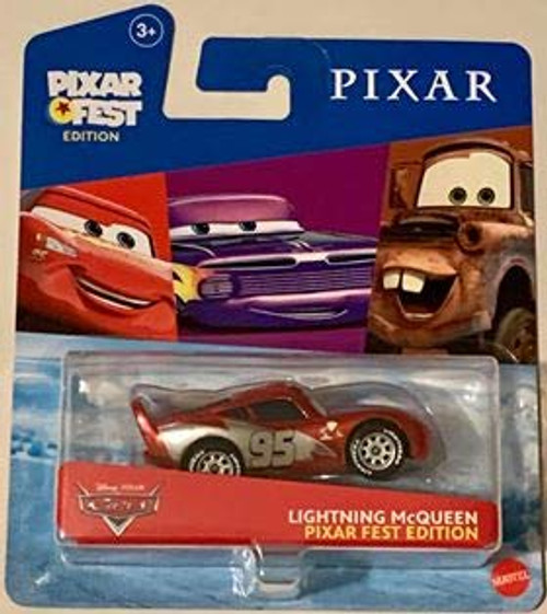 Disney Cars Pixar Fest Edition Lightning McQueen 1:55 Scale Diecast