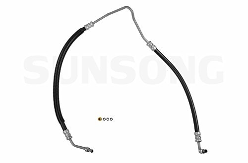 Sunsong 3401366 Power Steering Pressure Line Hose Assembly for Select 2006-2011 Buick Lucerne, Cadillac DTS Models