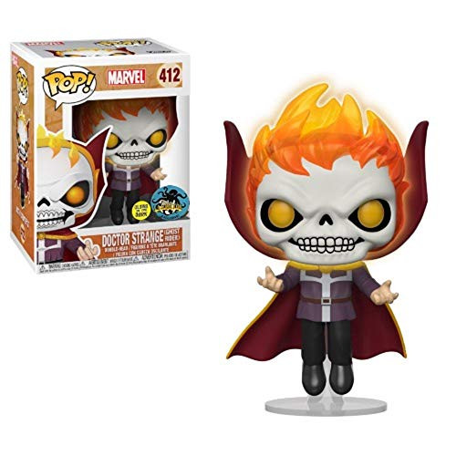 Funko Pop! Marvel #412 GITD Doctor Strange Ghost Rider (2018 Comikaze Exclusive) Funko Pop! Marvel #412 GITD Doctor Strange Ghost Rider (2018 Comikaze Exclusive)