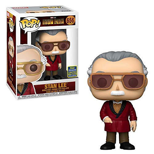 Funko Pop! Movies: Iron Man - Stan Lee as Hugh HEFNER Cameo, Multicolor 2020 Summer Convention Exclusive Funko Pop! Movies: Iron Man - Stan Lee as Hugh HEFNER Cameo, Multicolor 2020 Summer Convention Exclusive