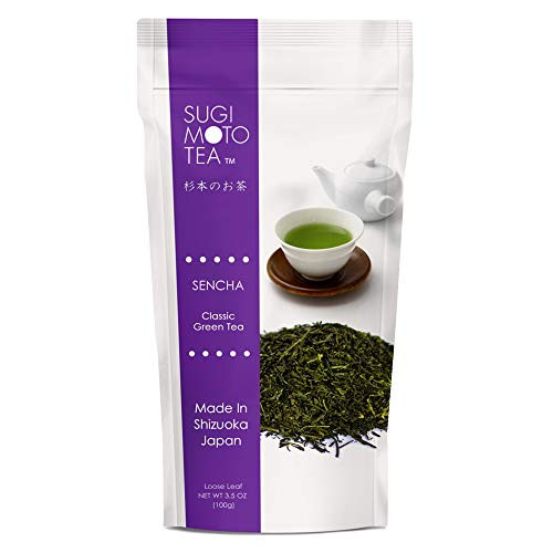Sugimoto Tea Company SA Japanese Green Tea Sen Cha, Loose Leaf, 3.5 oz Package, White (ASINPPOSPRME18669)