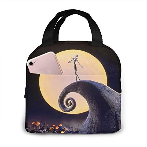 The Nightmare Before Christmas Reusable Lunch Bags Leakproof Insulated Cooler Bag Durable Tote Box for Women Men Picnic Work School